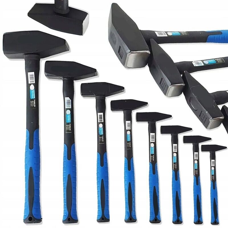 8x Hammer Schlosserhammer SET FIBERGLAS 8x Hammer Schlosserhammer SET FIBERGLAS