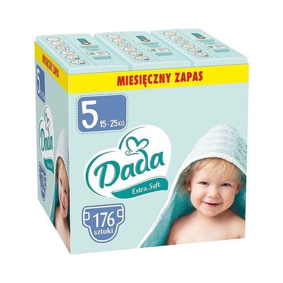 Extra Soft 5 Junior Windeln 176 Stück mit Zusatz von Aloe-Extrakt 15-25kg Extra Soft 5 Junior Windeln 176 Stück mit Zusatz von Aloe-Extrakt 15-25kg