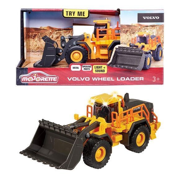 Kinder Spielzeug Volvo Grand Series Bagger 21 cm Licht und Sound