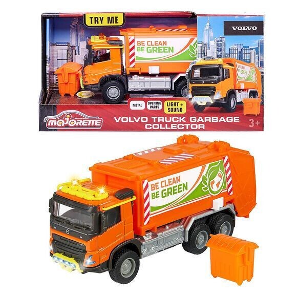 Müllwagen Volvo Grand Series aus Metall 19 cm Licht und Ton Müllwagen Volvo Grand Series aus Metall 19 cm Licht und Ton