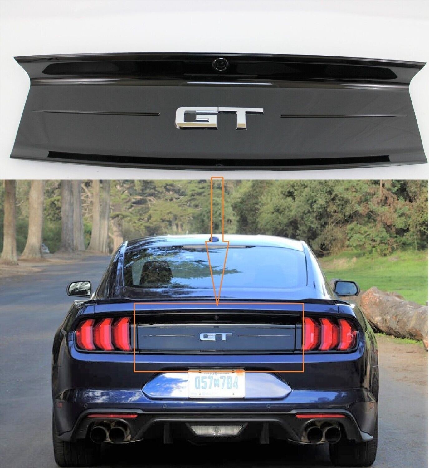 Original OE FORD MUSTANG VI MK6 LIFT GT BLENDE Abdeckung JR3B6343504