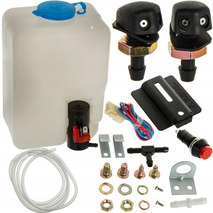 UNIVERSAL-FENSTERWASCHANLAGE-KIT 12V zum nachfrüsten