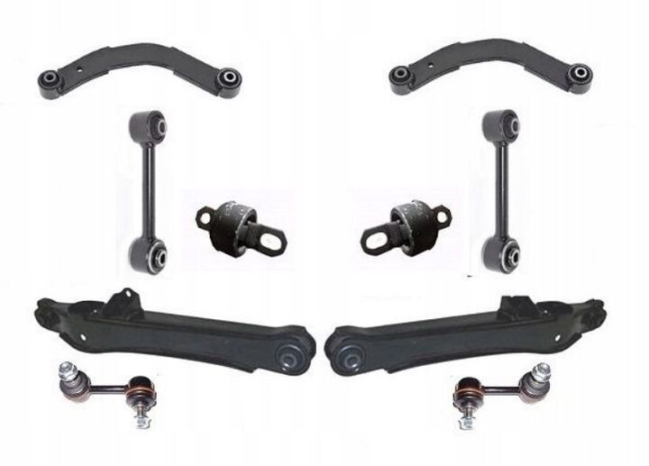 JEEP COMPASS 2011 -2017 HINTERRADAUFHÄNGUNGSSATZ Hinterachse Querlenker Set