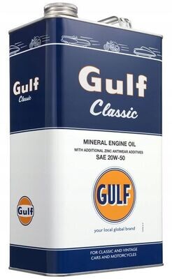 Motoröl 20W50 GULF Zink Mineralöl Premium Classic Oil
