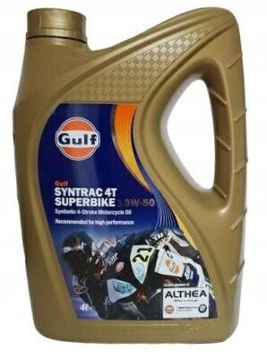 Gulf Syntrack 4T Superbike Motoröl 4 l 10W-50