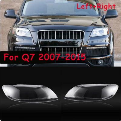 Audi Q7 2007-2015 Front Scheinwerfer Objektiv Abdeckung Scheinwerferglas Lampenschirm Lampencover