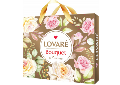 Lovare Bouquet Brown Teeset 6 Geschmacksrichtungen 30-tlg