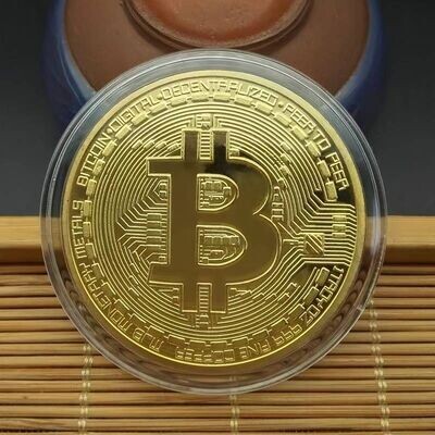Bitcoin Virtuelle Währung Bitcoin Medaille Außenhandel Gedenkmünzen Metallmünze Handwerk Geschäftsgeschenke