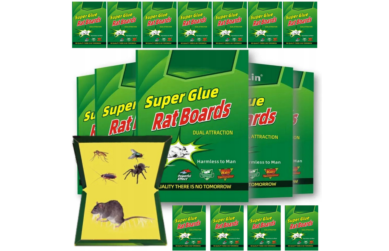 20x STARKE KLEBEFALLE MÄUSEFALLE RATTENFALLE Ungezieferfalle Set