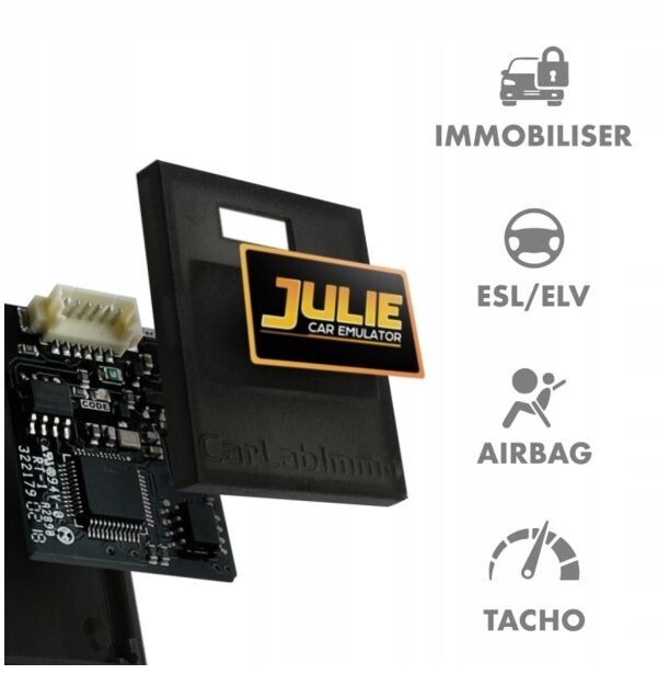 JULIE PRO UNIVERSAL-EMULATOR – VOLLSTÄNDIGE OPTION Emulator Wegfahrsperre Tacho Airbag ESL ELV Universal