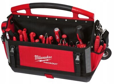 Milwaukee Premium robuste Werkzeugtasche Heimwerker Werkzeugkoffer Abschließbare Monteurtasche