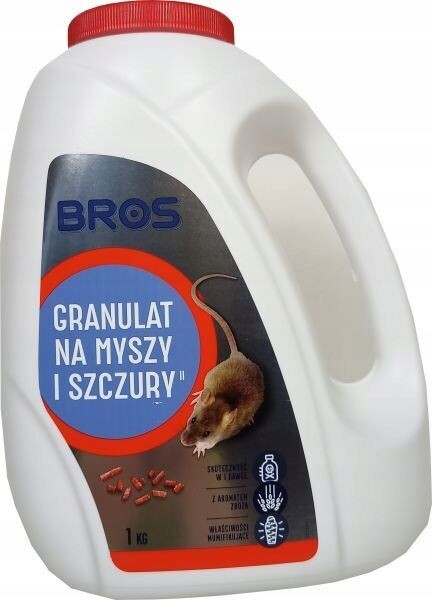 POISON-Granulat für Mäuse und Ratten 1 kg Rattengift Mäusegift Hochkonzentriert