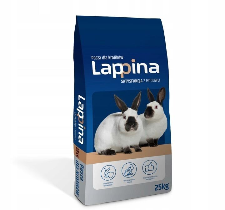 Futtermittel für Kaninchen, gesunde Zucht Lappina 25 kg Futtermittel für Kaninchen, gesunde Zucht Lappina 25 kg