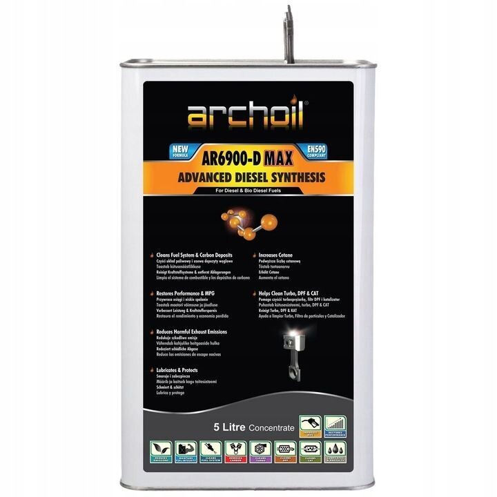 ARCHOIL AR6900-D MAX ADDITIV FÜR DIESEL Dieselkraftstoffzusatz 5L