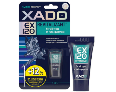 XADO EX120 Revitalisierungsmittel von Kraftstoffpumpen und Einspritzdüsen Benzin- Dieselmotor