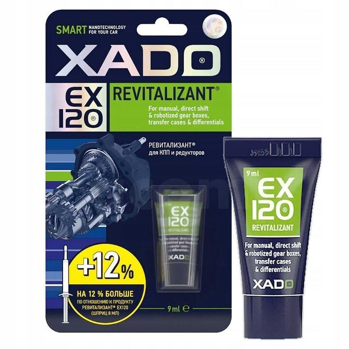 XADO EX120 für Schaltgetriebe, Achsen usw. Revitalizant XADO EX120 für Schaltgetriebe, Achsen usw. Revitalizant