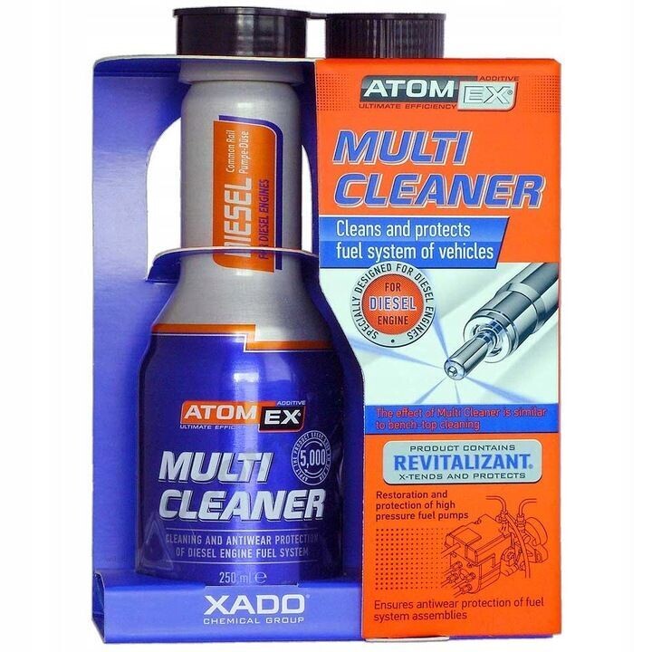 Xado Atomex Multicleaner Diesel reinigt Einspritzdüsen