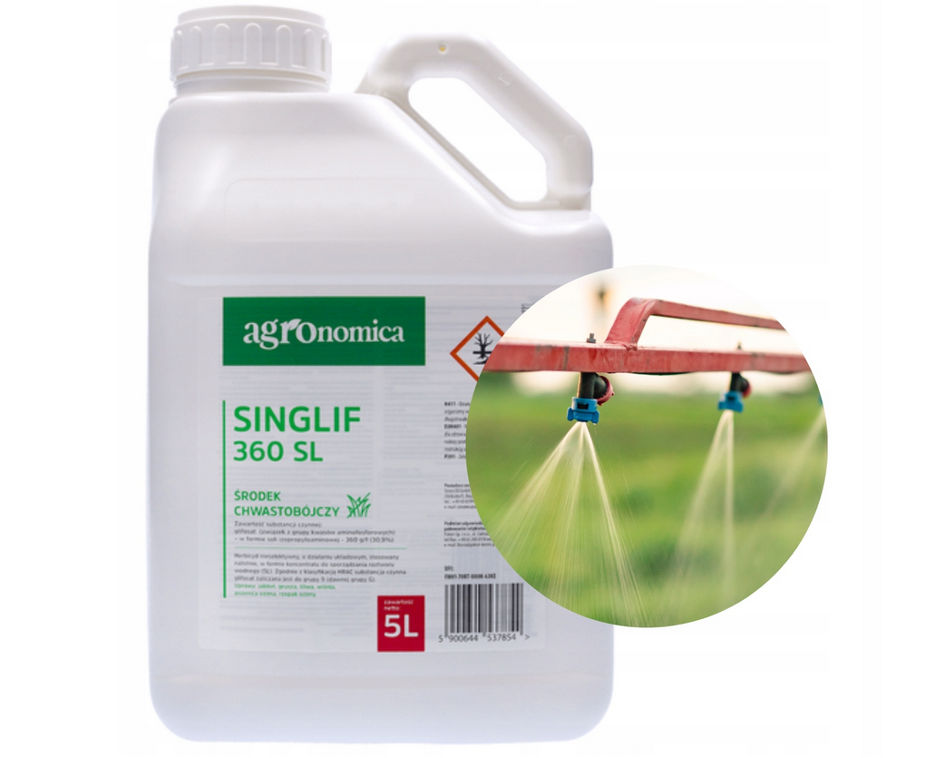 Singlif 360 SL (Glyphosat) 5l für Unkraut Unkrautvernichter