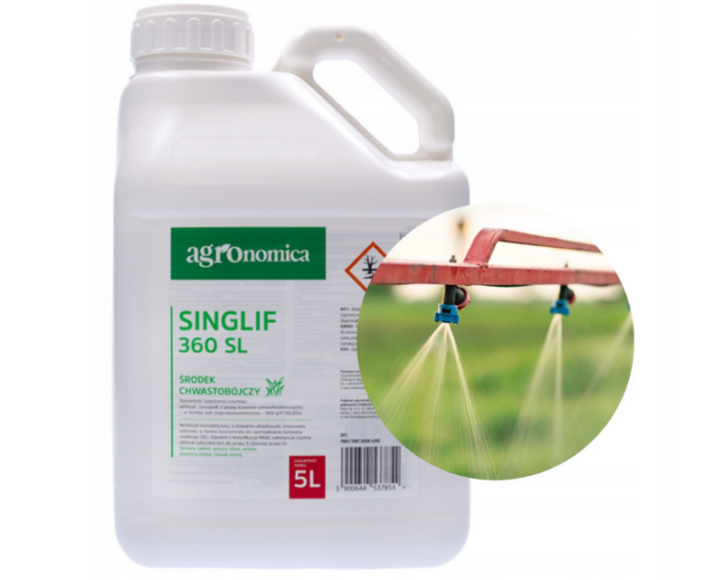 Singlif 360 SL (Glyphosat) 5l für Unkraut Unkrautvernichter Singlif 360 SL (Glyphosat) 5l für Unkraut Unkrautvernichter