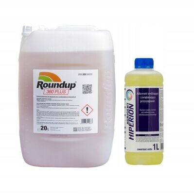 Monsanto Roundup Round Up Plus 360 SL 20 l Randap Weeds + HIPERION 1L AGRIGENT