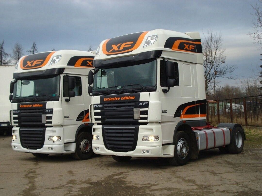 AUFKLEBER Fahrzeugbeschriftung DAF XF 106 EURO 6 105 EURO 5 Set 3