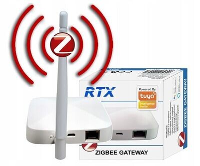 Zentrale RTX ZigBee 3.0 Gateway TUYA Smart Life LAN Szenenspeicher 3dBi ANTENNE