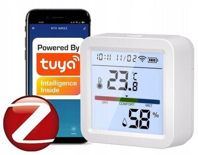 SmartHome Klarer LCD-Zigbee-Tuya-Temperatur-Feuchtigkeitssensor