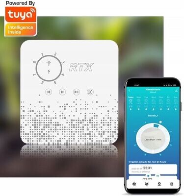 SmartHome Gartenbewässerungscontroller RTX TUYA WiFi 8 Zonen