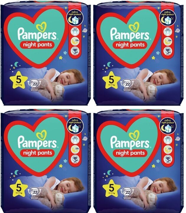 Pampers Night Windeln Größe 5 88 Stk. 12-17kg Pampers Night Windeln Größe 5 88 Stk. 12-17kg