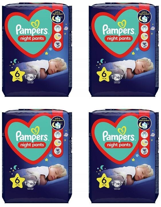 Pampers Night Windeln Größe 6 76 Stk. 15+ kg Pampers Night Windeln Größe 6 76 Stk. 15+ kg