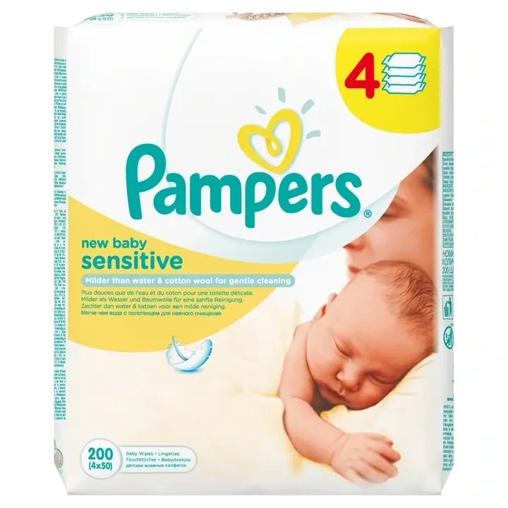 Pampers New Baby Feuchttücher 12 x 50 Stk. Pampers New Baby Feuchttücher 12 x 50 Stk.