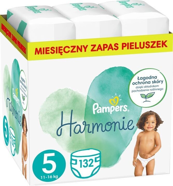 Pampers Harmonie Windeln Größe 5 11kg-16kg 132 Stk. Pampers Harmonie Windeln Größe 5 11kg-16kg 132 Stk.