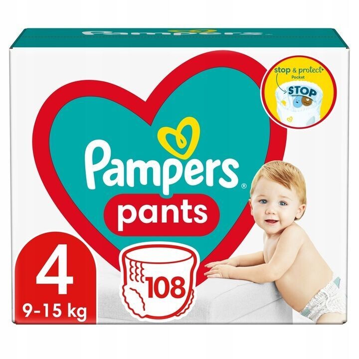 Pampers Windeln Mega Box 4 - 108 Stk 9-15 kg