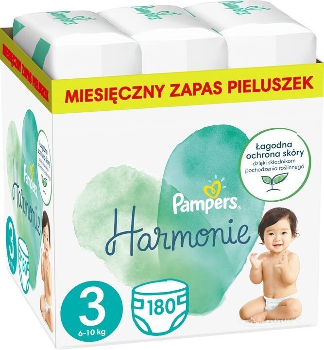 Pampers Harmonie Größe 3 180 Windeln 6kg-10kg Pampers Harmonie Größe 3 180 Windeln 6kg-10kg