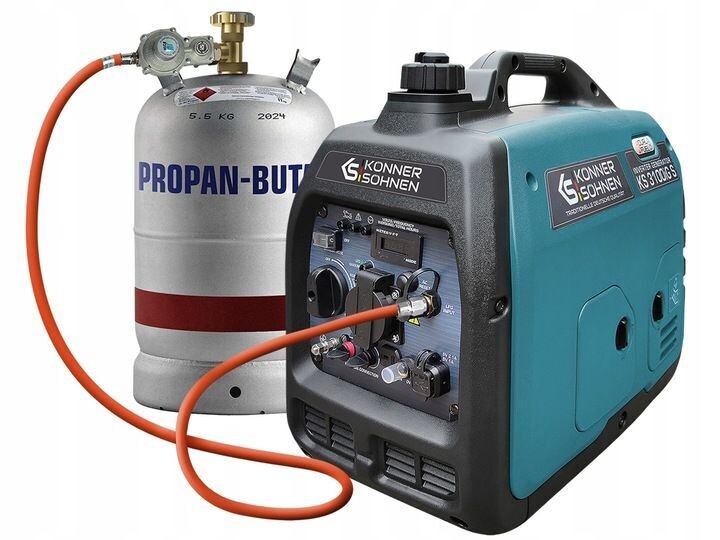 K&S Notstromaggregat Dual LPG GAS Benzin Inverter Stromerzeuger Generator 3,1KW K&S Notstromaggregat Dual LPG GAS Benzin Inverter Stromerzeuger Generator 3,1KW