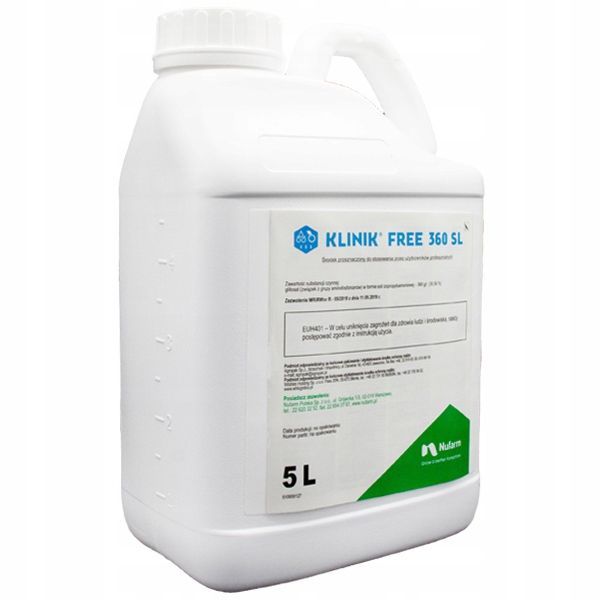 KLINIK FREE 360SL 5L GLYPHOSAT bekämpft Unkraut