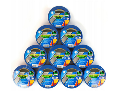 10x Premium WORMS TAPE Malerband BLAU 30mm x 50 m 10x Premium WORMS TAPE Malerband BLAU 30mm x 50 m