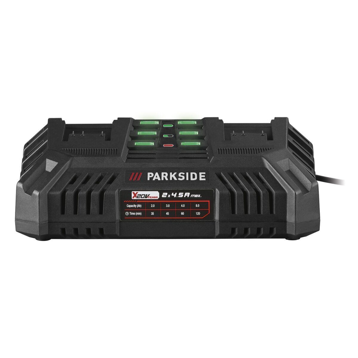 PARKSIDE 20 V Akku-Doppelladegerät PDSLG 20 B1 (2 x 4,5 A)
