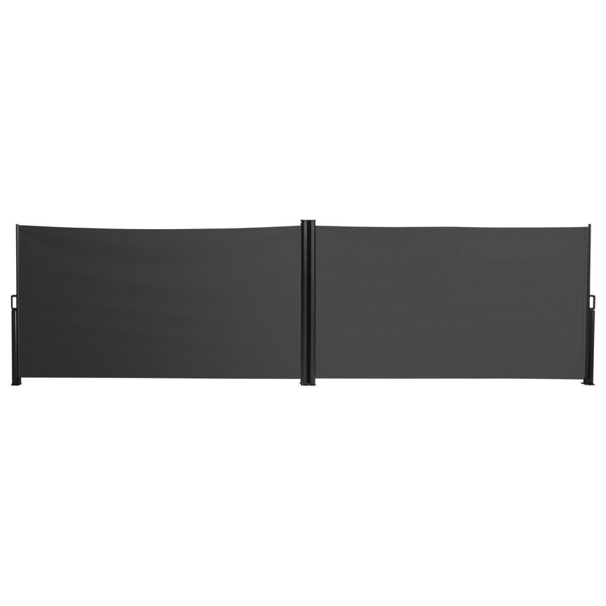 LIVARNO home Doppel-Seitenmarkise 160x600 cm - Anthrazit