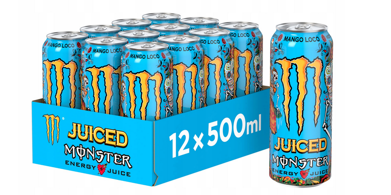 Monster Mango Loco - Energetisches Getränk, 500ml (12er-Pack) Monster Mango Loco - Energetisches Getränk, 500ml (12er-Pack)