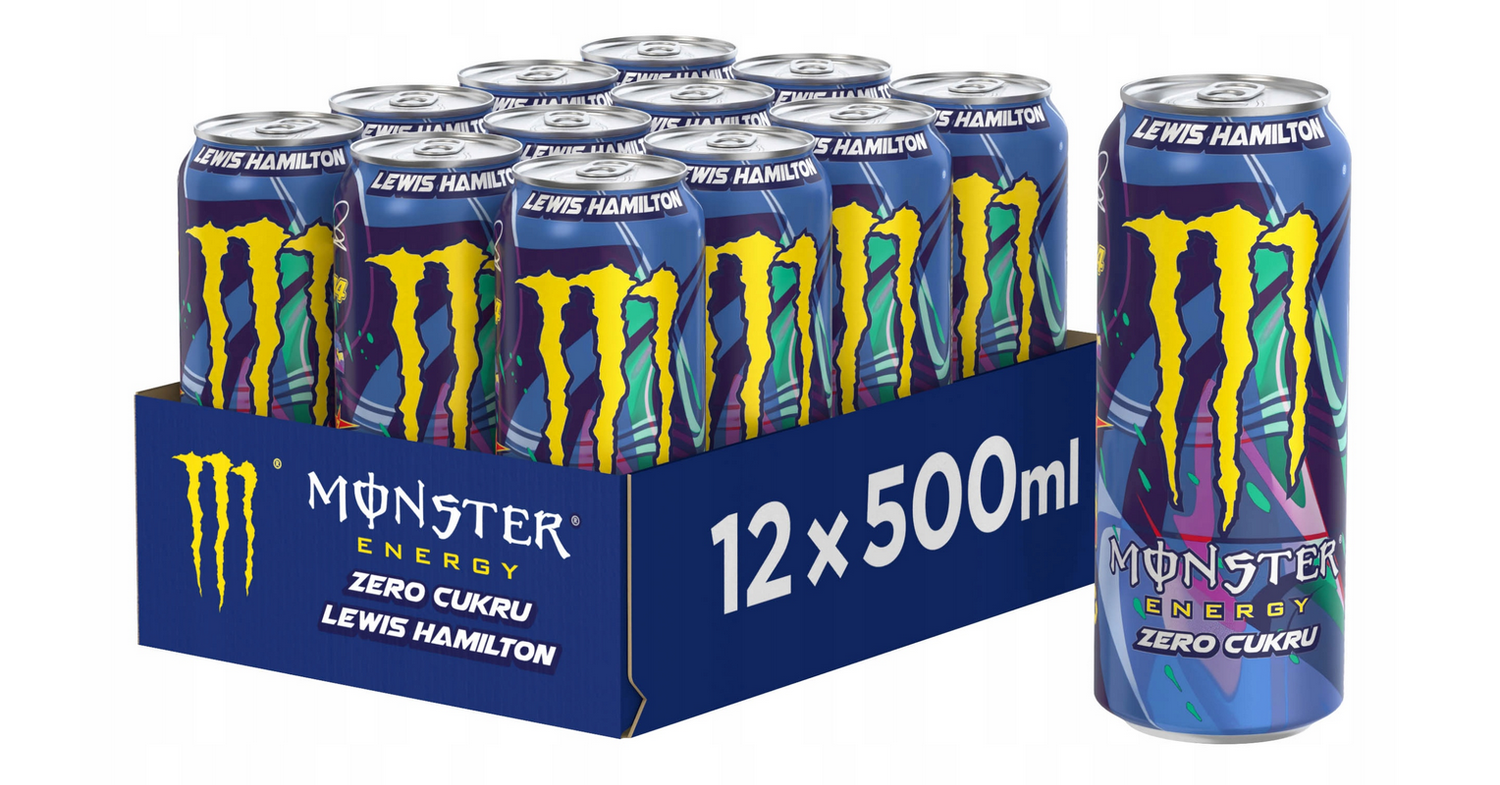 Monster Lewis Hamilton - Energetisches Getränk, 0,5l (12er-Pack)