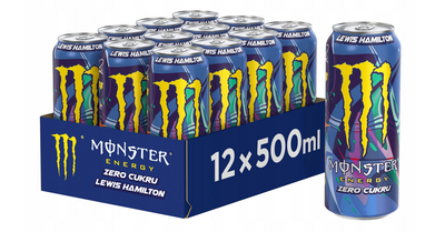 Monster Lewis Hamilton - Energetisches Getränk, 0,5l (12er-Pack) Monster Lewis Hamilton - Energetisches Getränk, 0,5l (12er-Pack)