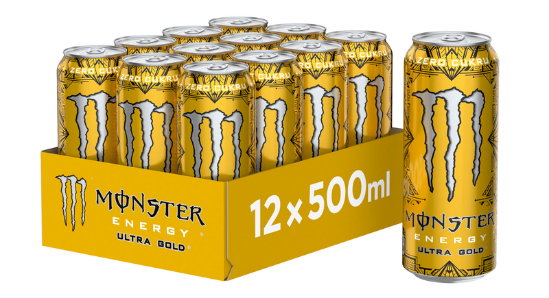 Monster Ultra Gold - Energetisches Getränk, 500ml (12er-Pack) Monster Ultra Gold - Energetisches Getränk, 500ml (12er-Pack)