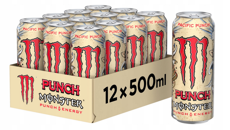 Monster Pacific Punch - Energetisches Getränk, 500ml (12er-Pack) Monster Pacific Punch - Energetisches Getränk, 500ml (12er-Pack)