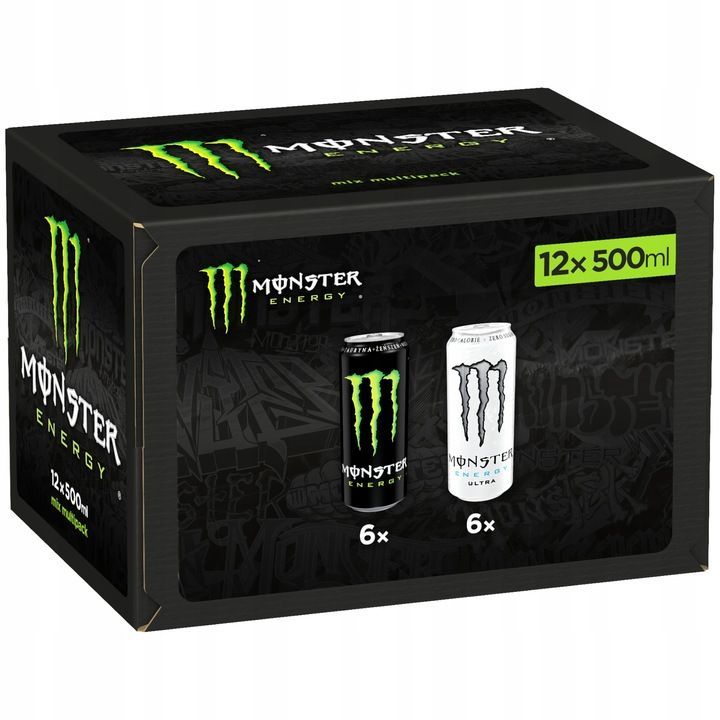 Monster Energy Zero Mix - Energetisches Getränk, 500ml (12er-Pack) Monster Energy Zero Mix - Energetisches Getränk, 500ml (12er-Pack)