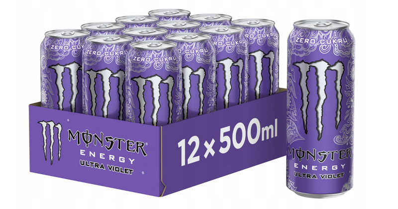 Monster Ultra Violet - Energetisches Getränk, 500ml (12er-Pack) Monster Ultra Violet - Energetisches Getränk, 500ml (12er-Pack)