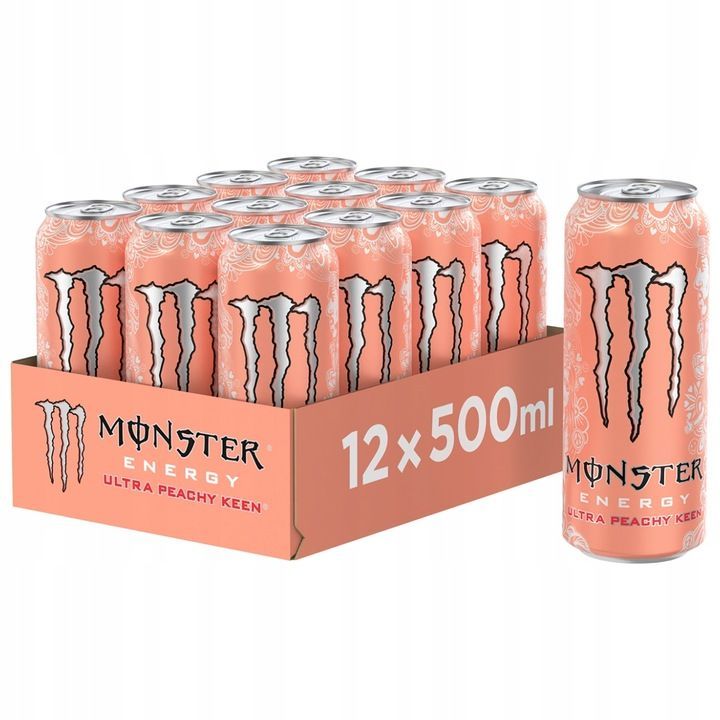 Monster Energy Ultra Peachy Keen - Energetisches Getränk, 500ml (12er-Pack) Monster Energy Ultra Peachy Keen - Energetisches Getränk, 500ml (12er-Pack)