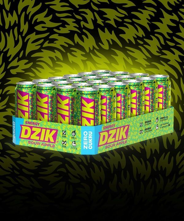 Energetyk Dzik Energy Drink - Sour Apple, 500ml, 24er-Pack Energetyk Dzik Energy Drink - Sour Apple, 500ml, 24er-Pack