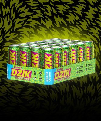 Energetyk Dzik Energy Drink - Sour Apple, 500ml, 24er-Pack Energetyk Dzik Energy Drink - Sour Apple, 500ml, 24er-Pack