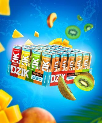 Energetyk Dzik Energy Drink - Peach, Tropic, Mango - 500ml, 24er-Pack Energetyk Dzik Energy Drink - Peach, Tropic, Mango - 500ml, 24er-Pack